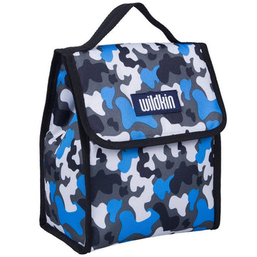 Blue Camo Lunch Bag
