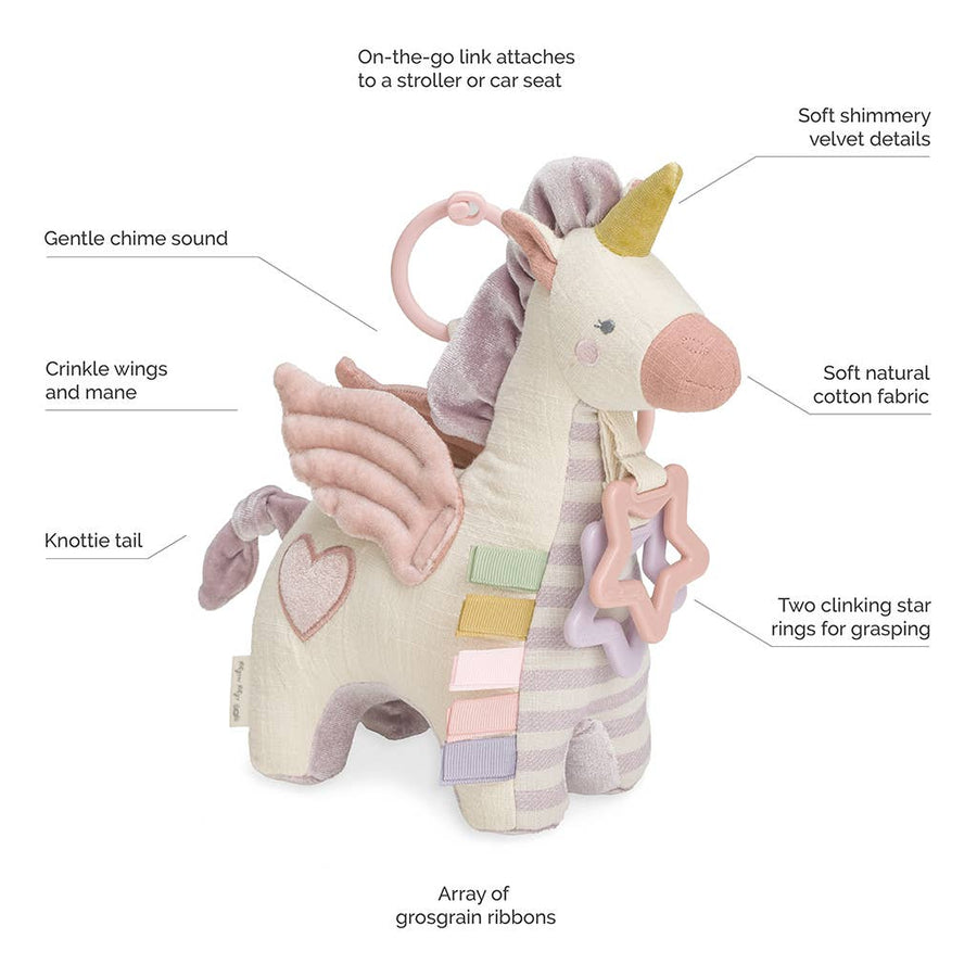 Link & Love™ Pegasus Activity Plush with Teether Toy