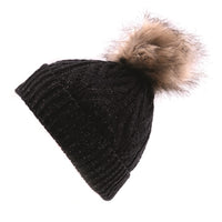 Knit Hat - Charcoal Sparkle