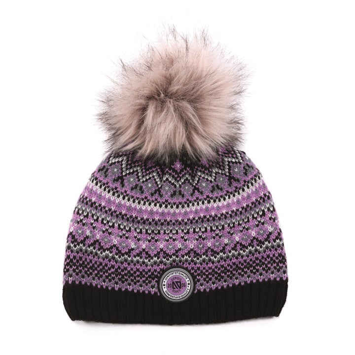 Knit Hat - Purple