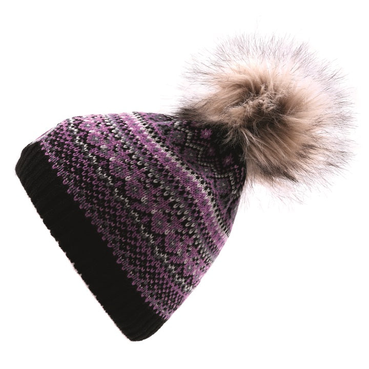 Knit Hat - Purple