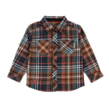 Forest Plaid Baby Shirt