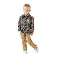 Forest Plaid Baby Shirt