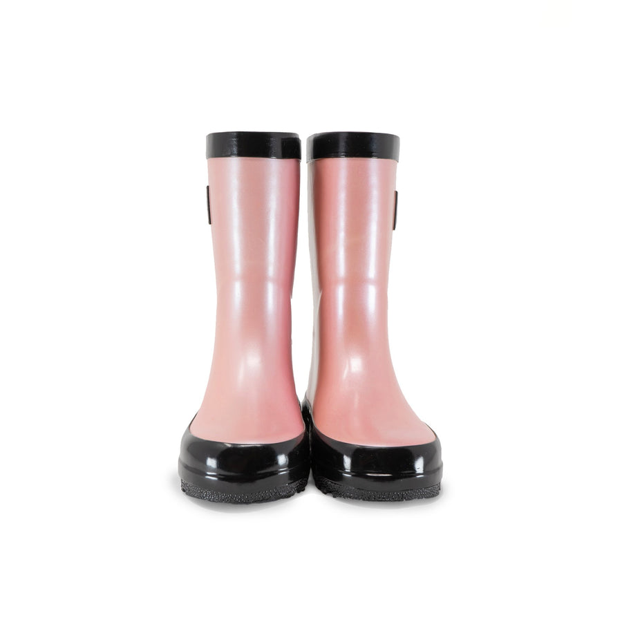 Rain Boots - Metallic - Haze Pink