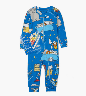 Going to Bed Book and Infant Coverall