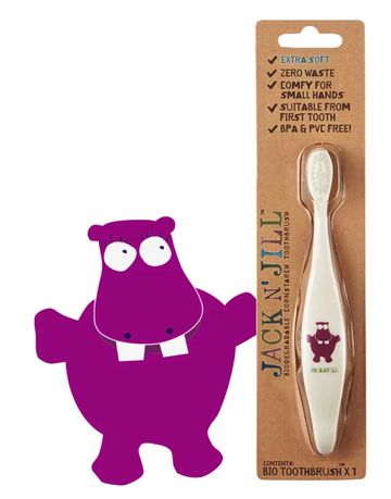 Hippo Jack N' Jill Bio Toothbrush