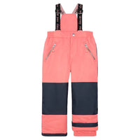 Printed Rainbow Two Piece Snowsuit Coral Pink And Navy Blue