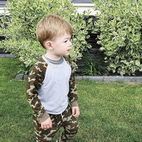 THE CAMO TERRY JOGGERS OLIVE CUFFS