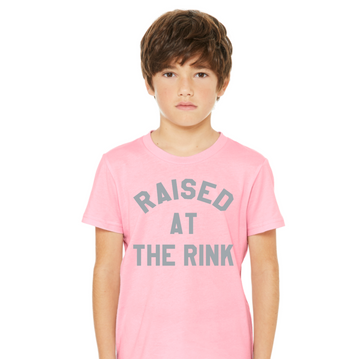 The Raised At The Rink Pink Tee