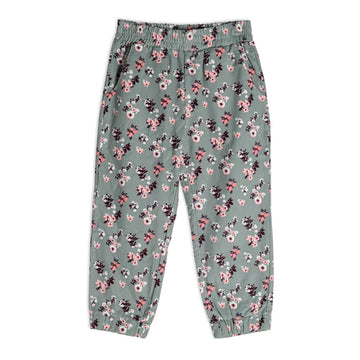 Printed Flowers Corduroy Pant