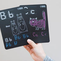 Chalkboard Alphabet 5"x7" Flash Cards