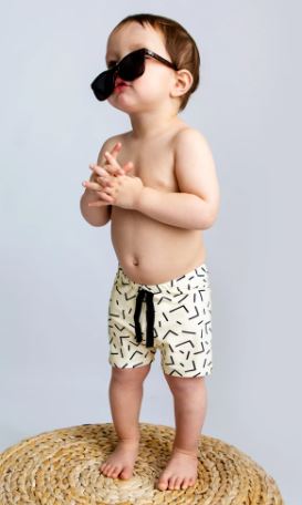 Baby/Kid's UPF50+ Euro Swim Shorts | Confetti