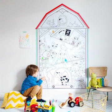 My little farm - Giant coloring poster