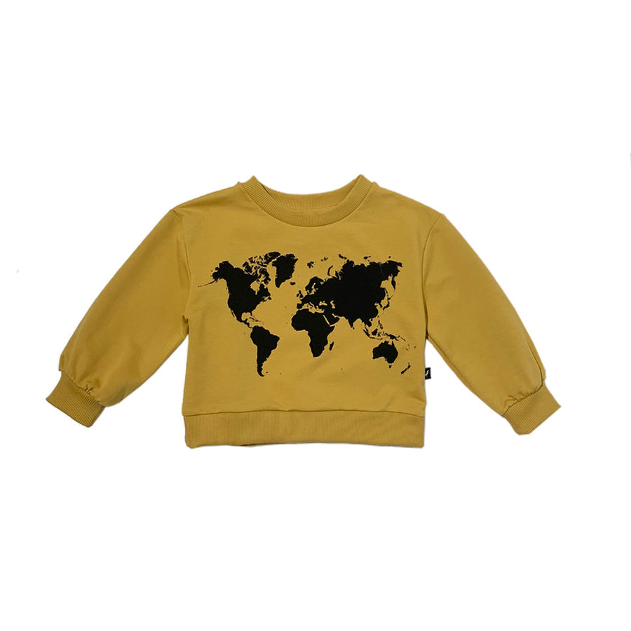 Cropped Sweater – Mustard