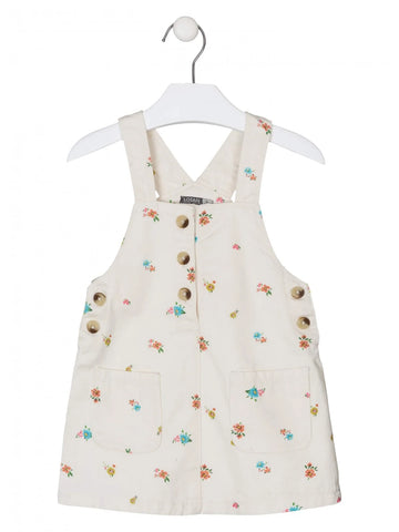 Dress Overall Print Twill with Front Pocket, Child