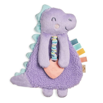 Itzy Lovey Plush with Silicone Teether Toy | Dempsey the Dino