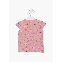 Rainbow and Butterfly Short Sleeve T-Shirt, Baby