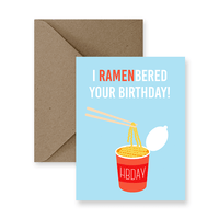 I Ramenbered Your Birthday