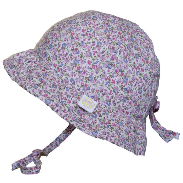 Purple Flowers Hat