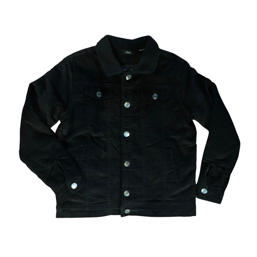 Corduroy Jacket With Sherpa Lining