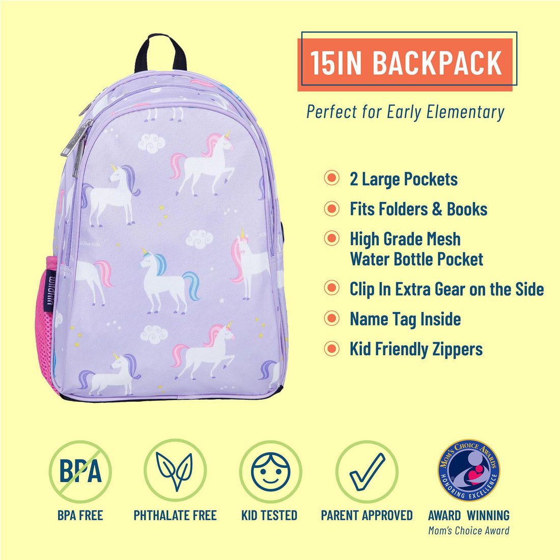 Unicorn 15 Inch Backpack