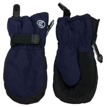 Mittens with Clips - Navy