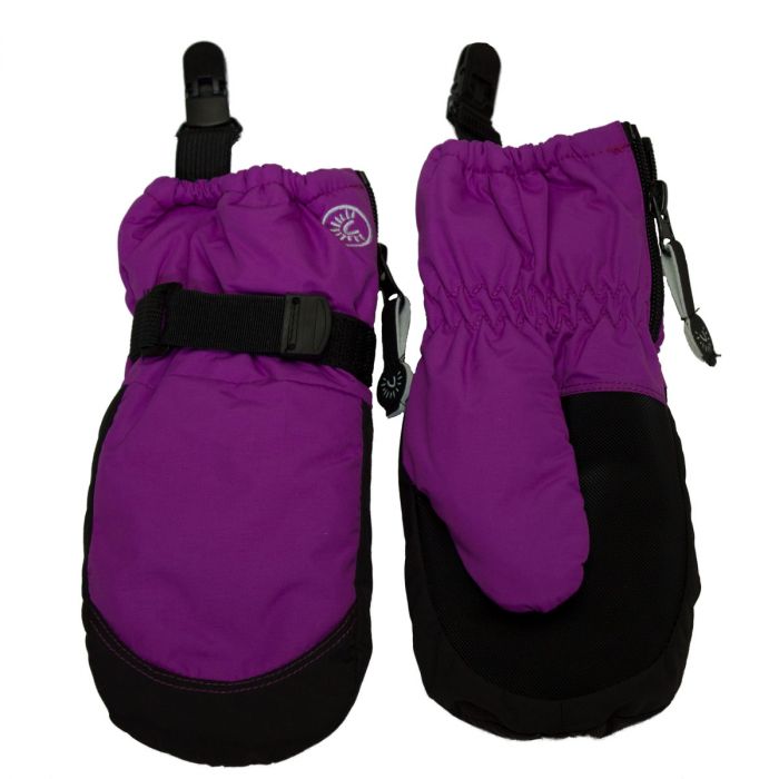 Mittens with Clips - Imperial Purple