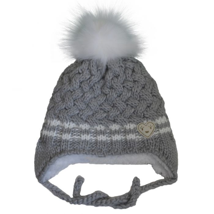 Knit Heart Winter Hat (Multiple Colors)