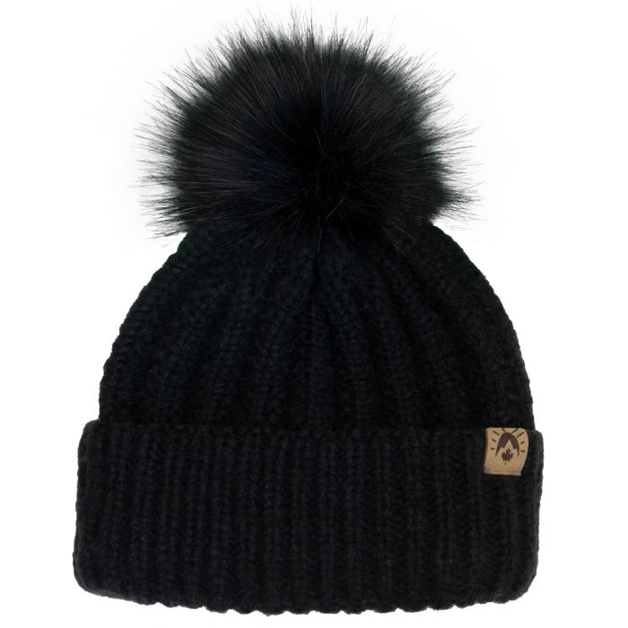 Knit Pompom Winter Hat