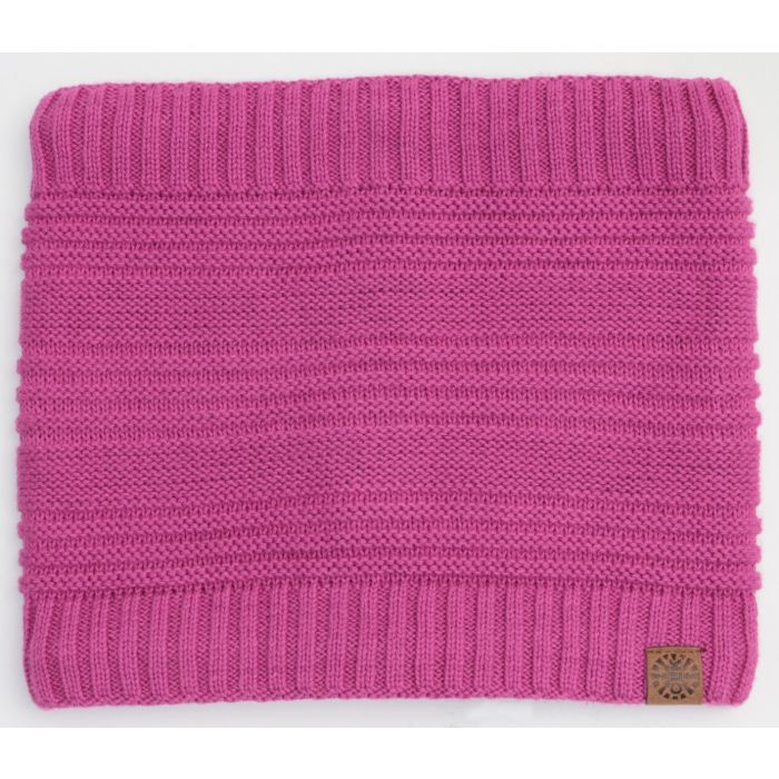 Unisex Knit Teddy Lined Neck Warmer (Multiple Colors)