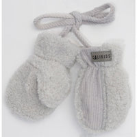 Contrasting Teddy and Corduroy Mittens (Multiple Colors)