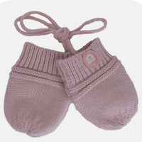 Cotton Baby Mitt with Cord (Multiple Colors)