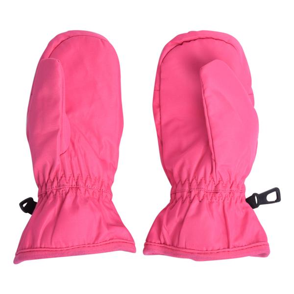 WATERPROOF MITTS LINED IN POLAR (PINK)