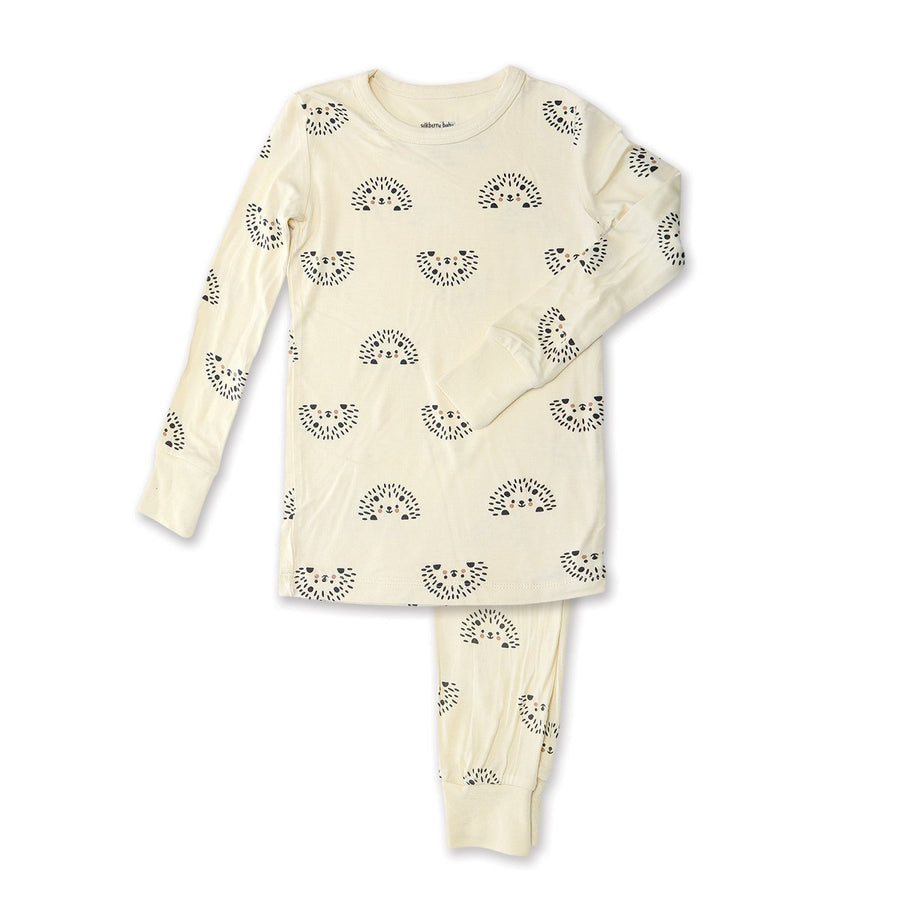 Bamboo Long Sleeve Pajama Set (Hello Hedgehog Print)