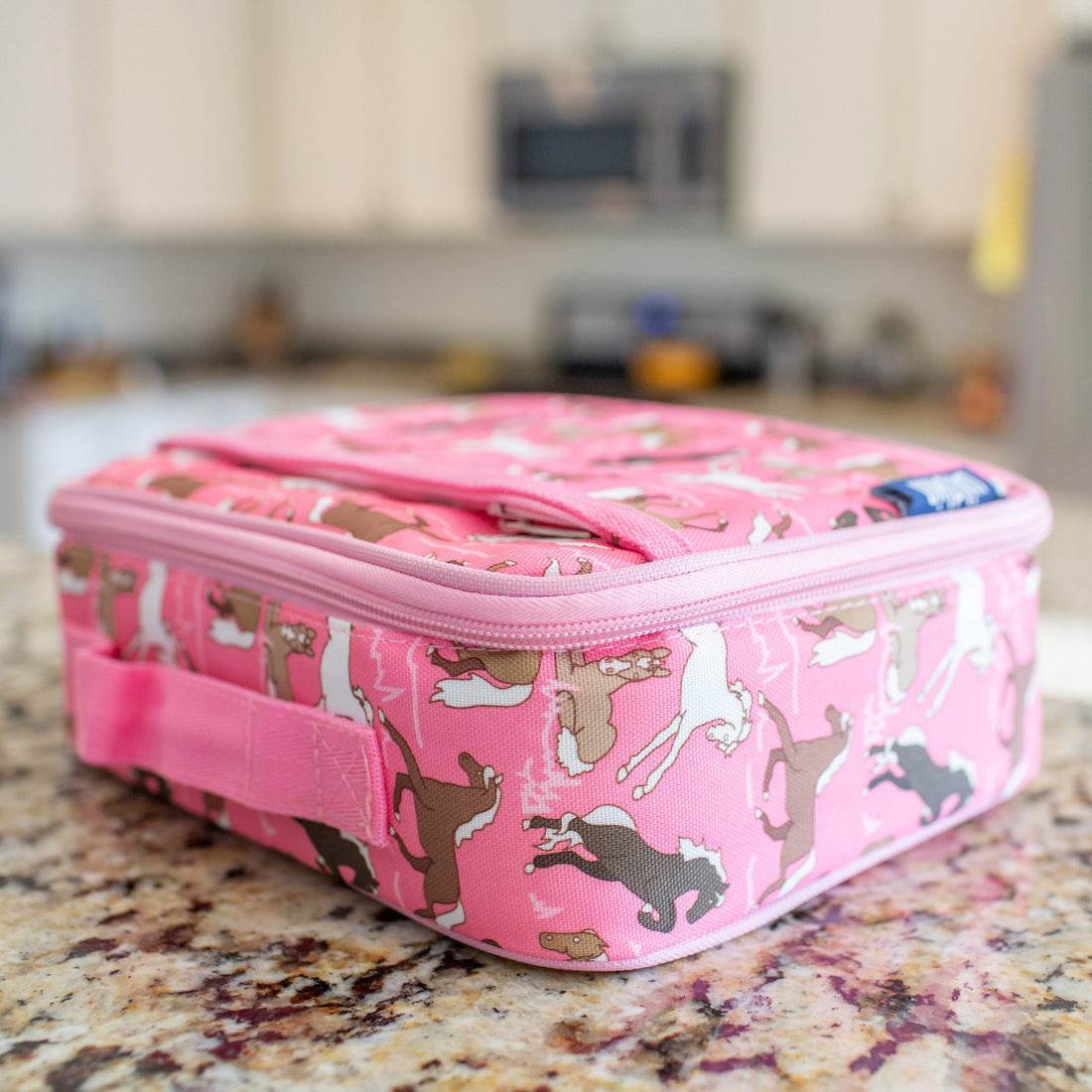 Horses in Pink Lunch Box